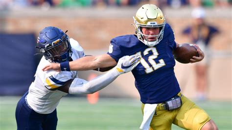 Take Five: Tyler Buchner, Notre Dame O-Line, Short Week and More - Sports Illustrated Notre Dame ...