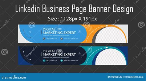 Professional Linkedin Background Banner or Cover Photo Design Stock Image - Image of sale, page ...