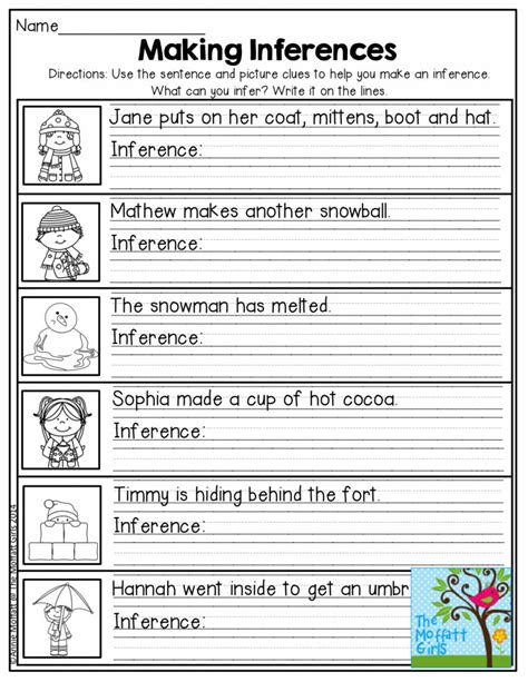 Inference Worksheets Grade 4 — db-excel.com