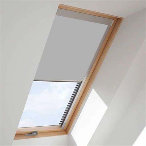 Light Grey Roof Skylight Blind for VELUX Windows – Cheapest Blinds UK Ltd