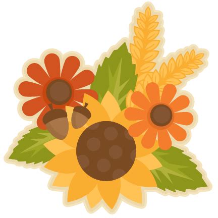 autumn flowers clipart - Clip Art Library