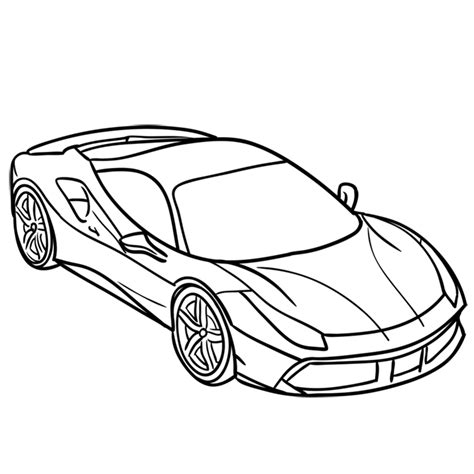 Learn how to draw Ferrari 488 GTB - EASY TO DRAW EVERYTHING