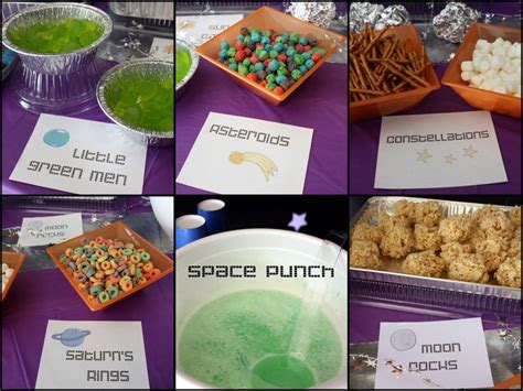 {party} Space-tastic Party: The food. | Space birthday party, Space party food, Space party