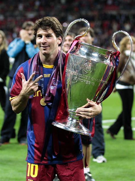 HD wallpaper: lionel messi champions fc barcelona wembley champions league cup 2364x3171 Sports ...