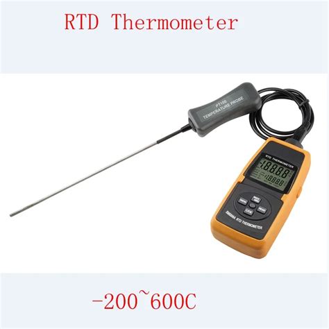 High Precise Industrial Digital Platinum Resistance Thermometer PT100 Probe Data Record 200C ...