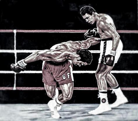 Muhammad Ali vs George Foreman Painting by Different Path