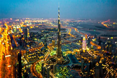 burj, street, 1080P, lights, Dubai, khalifa, horizon, Burj Khalifa, at night HD Wallpaper