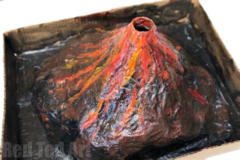 Science Fair Project - create your own Papier Mache Erupting Volcano - a great classic science ...