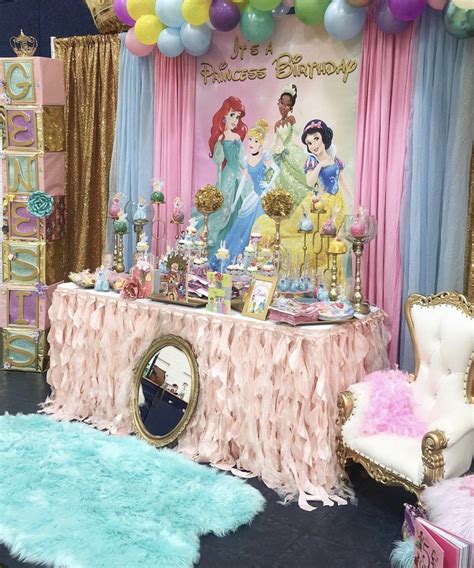 Disney Princess Party Backdrop Personalized Step & Repeat - Designed, Printed & Shipped ...