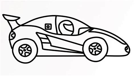 25 Easy Race Car Drawing Ideas - Draw a Race Car