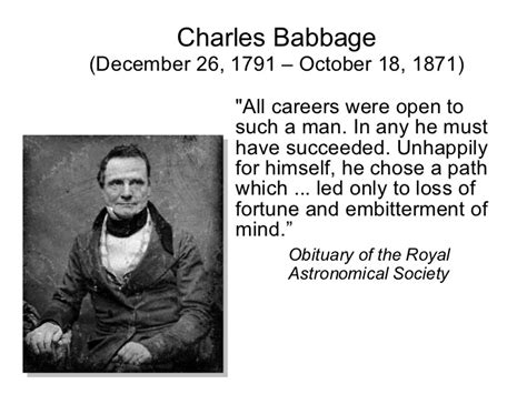 Charles Babbage Quotes. QuotesGram