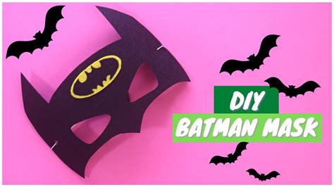 How To Make Batman Mask | DIY Superhero Batman Mask