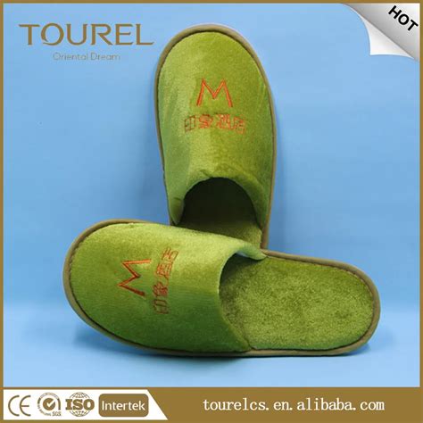 Personalized Hotel Guest Slippers With Custom Logo - Buy Disposable Hotel Slippers,Personalized ...