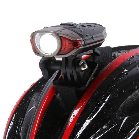 Rechargeable Waterproof IP45 Bicycle Handlebar Light CREE Led Front Bike Helmet Light | Chogory