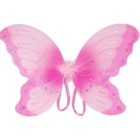 Costume Accessory Pink Sparkle Children Butterfly Wings - Walmart.com