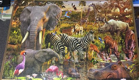 3000 Piece jungle puzzle was extremely fun to do : r/Jigsawpuzzles