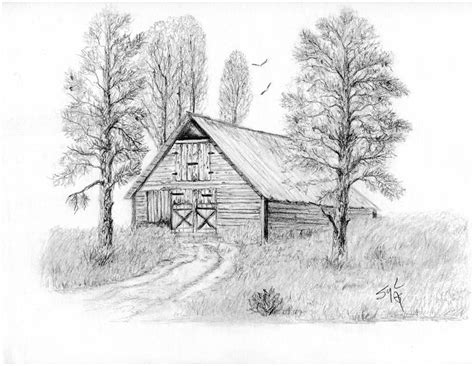 The Old Country Barn by Syl Lobato | Barn drawing, Barn art, Barn painting