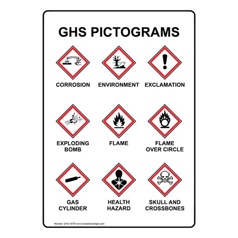 GHS Pictograms Sign GHS-19735 Chemical