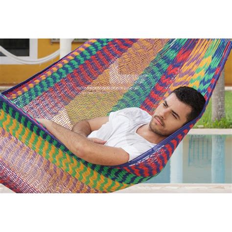 Outdoor Cotton Family Hammock in Mexicana | Hammock Shop