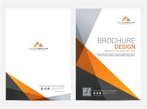 Brochure Layout template, cover design background 556912 Vector Art at Vecteezy