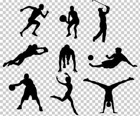 Athletics Clipart Black And White