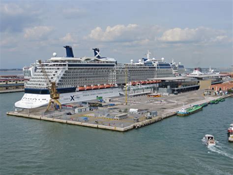 Cruise Ship Terminal in Venice Italy