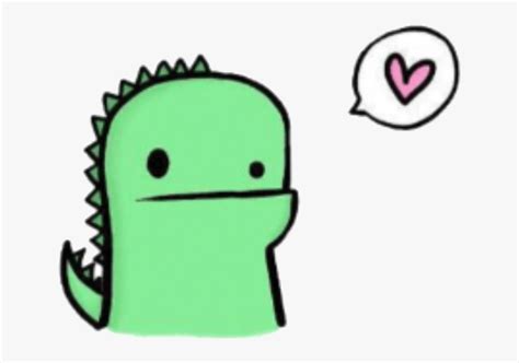 Cute Easy Dinosaur Drawings, HD Png Download - kindpng