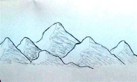 Rocky Mountains Drawing Easy