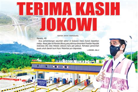 TERIMA KASIH JOKOWI - SKH Media Sulut