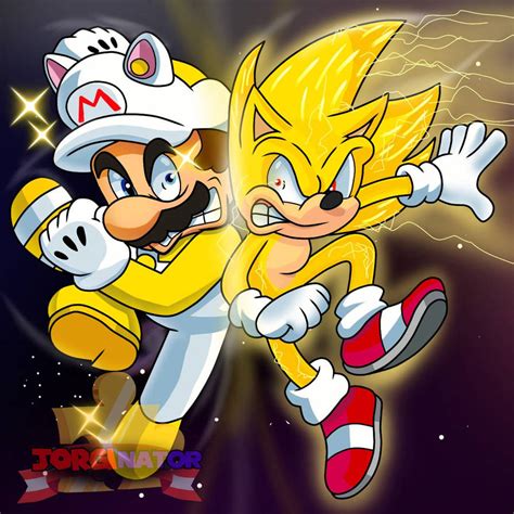 Mario and Sonic fans for some reason: by Jorgin-ator on DeviantArt