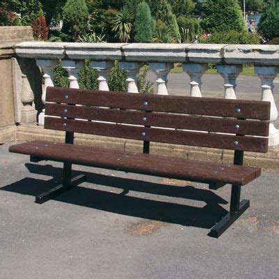 Recycled Plastic Park Benches - Recycled Bench Seats - Glasdon UK