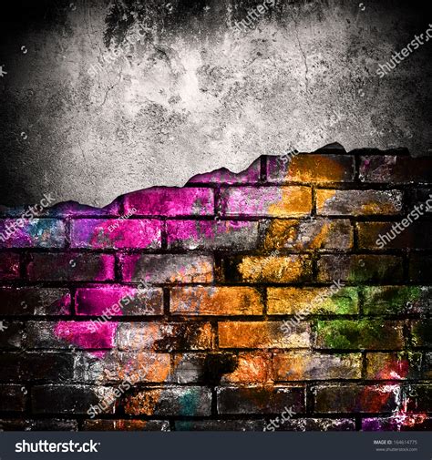 Cracked Brick Wall Stock Illustration 164614775 | Shutterstock