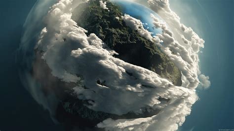 Earth surrounded by clouds wallpaper | space | Wallpaper Better