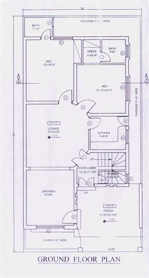 7 Marla House Map Designs Samples Marla Map Rightproperty Pk Inspirational Calico Critters ...