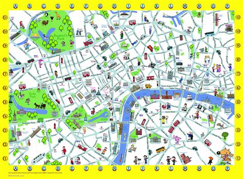 Tourist Map Of London Printable