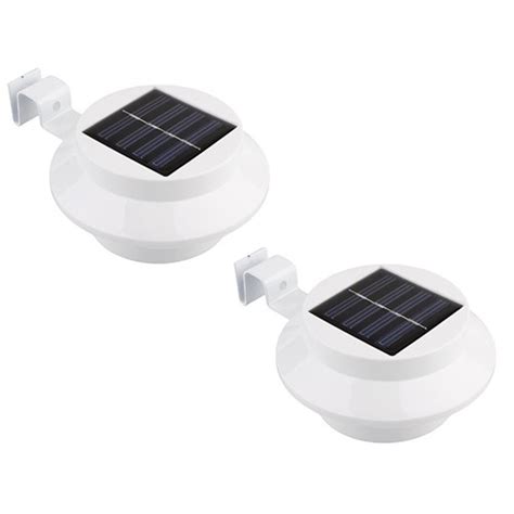 4 Pack: Solar Gutter LED Lights