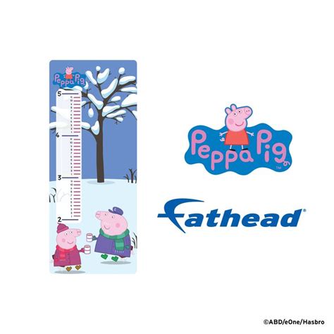 Peppa Pig: Winter Wonderland Growth Chart - Officially Licensed Hasbro in 2023 | Growth chart ...