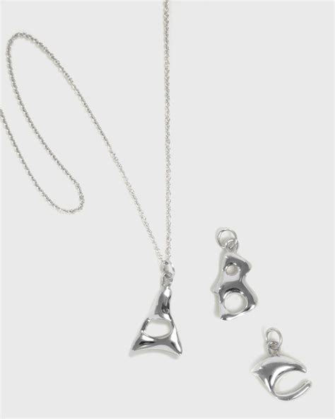 Alphabet Necklace | Silver | BAR Jewellery