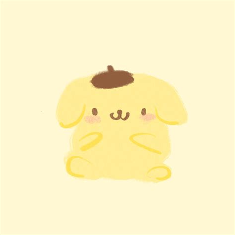 pompompurin procreate art by me : sanrio