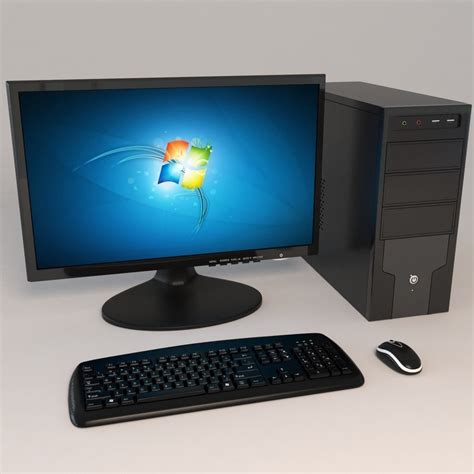 Desktop PC 3D model | CGTrader