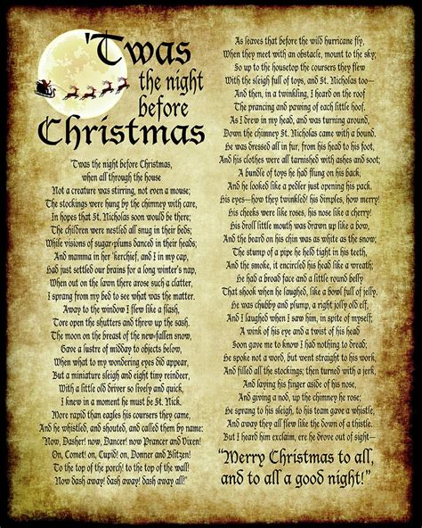 Twas The Night Before Christmas Printable - Printable Word Searches