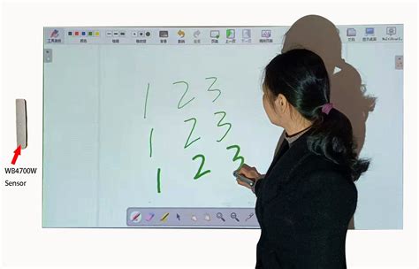 Oway Interactive Whiteboard Business Meeting/Teaching Whiteboard Touch Screen Ultrasonic ...