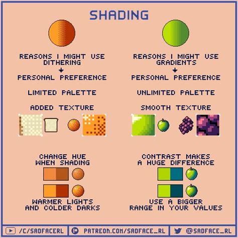 Shading Tips | Pixel art tutorial, Cool pixel art, Pixel art games