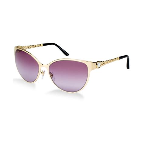 Bvlgari Sunglasses, Bv6070H in Gold (Gold/Purple) | Lyst