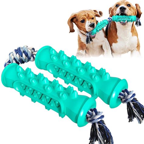 Valink Dog Toys Durable Dog Chew Toy for Aggressive Chewers Dog Bone Teeth Cleaning Chews Toy ...