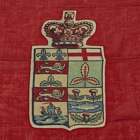 Sold Price: Early Large Canadian Red Ensign Flag, c.1870, 52" x 106" — 132.1 x 269.2 cm. - June ...