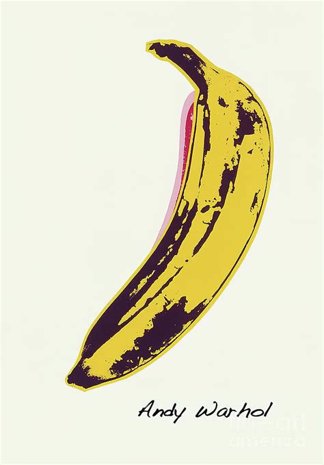 Andy Warhol Banana Digital Art by Andy Warhol - Pixels