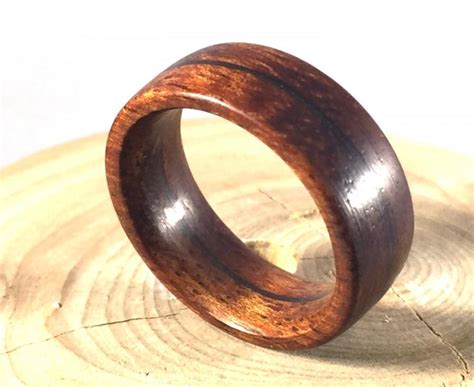 Mens Ring, Wooden Ring, Mens Wood Ring, Koa Wood Ring, Wood Wedding Band, Mens Wedding Band ...