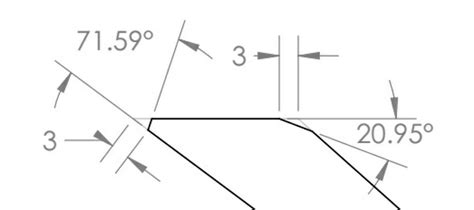 0090// Chamfer Dimensioning