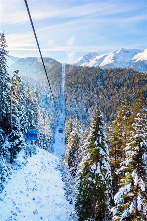 Ski Resort Bansko, Bulgaria, Ski Lift Stock Image - Image of pirin, aerial: 159825351